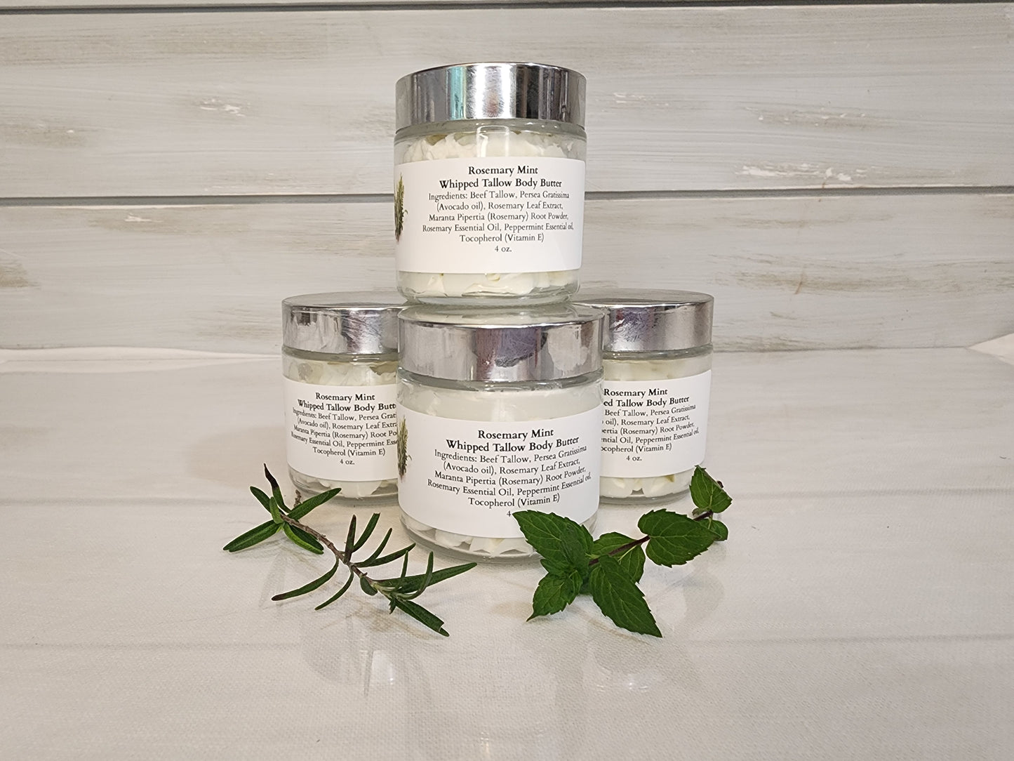 Rosemary Mint Whipped Tallow Body Butter