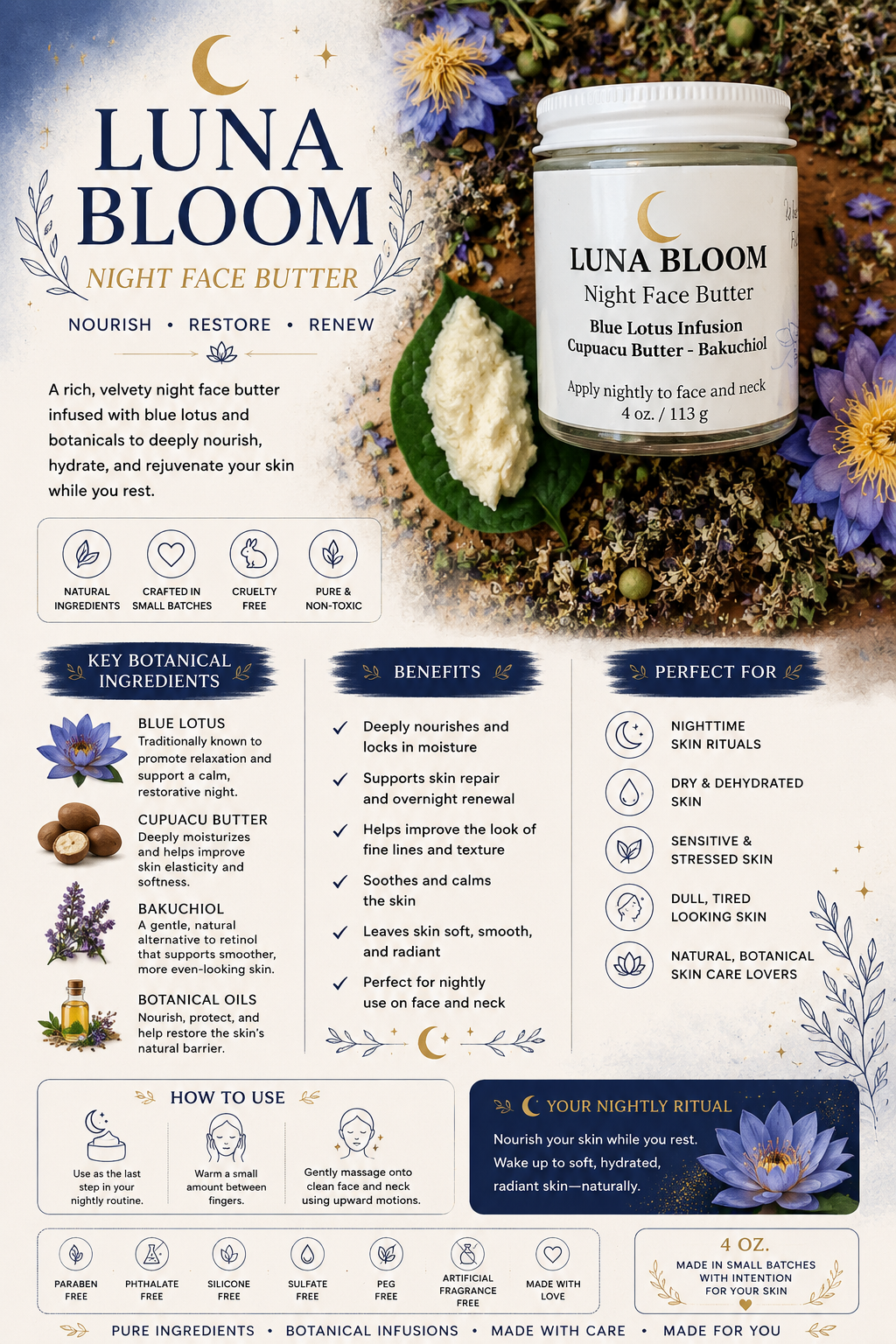 Luna Bloom Face Butter