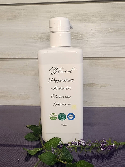 Botanical Peppermint-Lavender Cleansing Shampoo